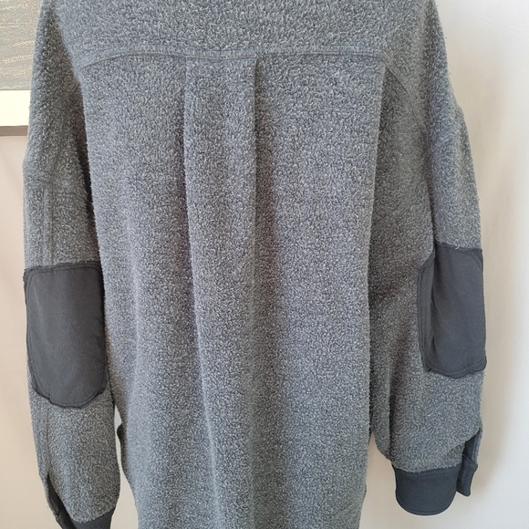 Free People Ruby Fleece Jacket Washed Black S - Picture 9 of 16